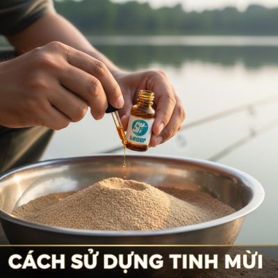 cách sử dụng tinh mùi câu cá chuẩn giúp gom ổ nhanh