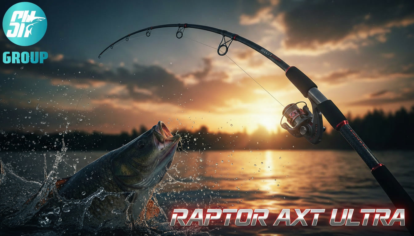 đánh giá cần câu raptor axt ultra siêu bạo lực săn hàng
