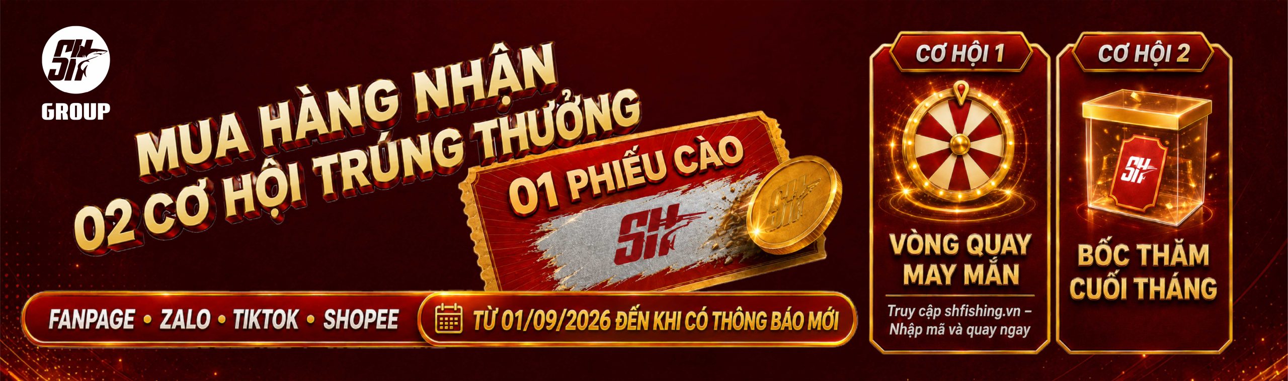 Chương trình ưu đãi mồi câu cá shfishing mồi câu cá shfishing