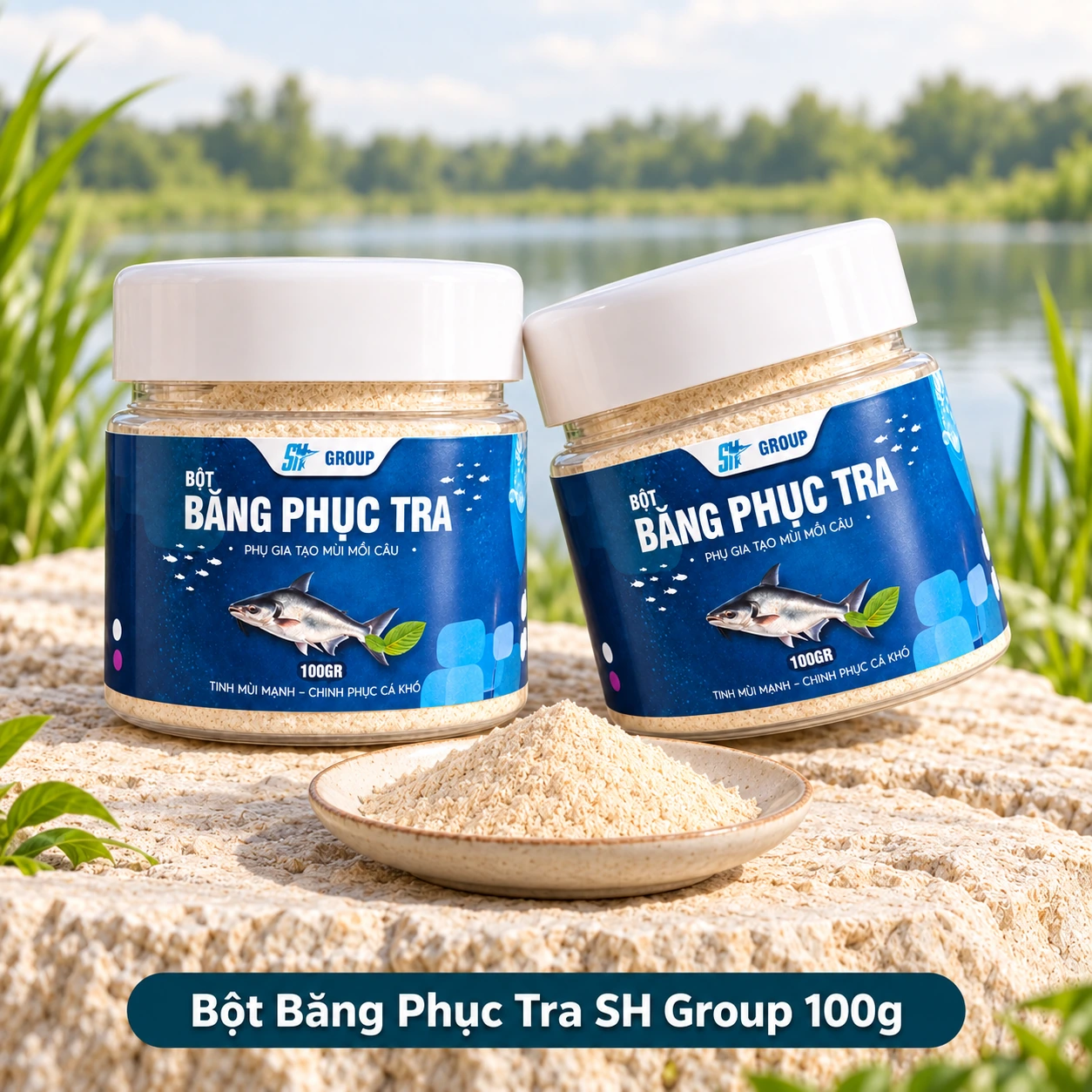Bột Băng Phục Tra SH Group 100g 7 Bột Băng Phục Tra SH Group 100g phối cảnh 3D