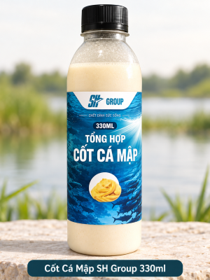 Cốt Cá Mập SH Group 330ml phối mồi câu cá tra sông và hồ dịch vụ