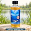 Hương Pate SH Group 100ml 1 Một chai Nước Hương Pate SH Group 100ml đặt trên bệ đá bên hồ nước ngọt, nhãn sản phẩm SH Group hướng chính diện.