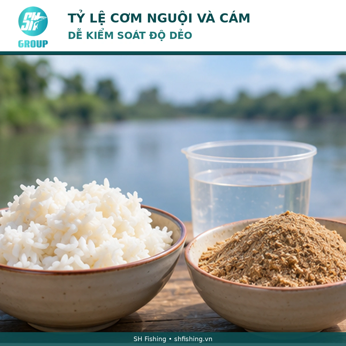 Tỷ Lệ Cơm Nguội Và Cám Câu Cá Tỷ lệ cơm nguội và cám khi làm mồi câu cá