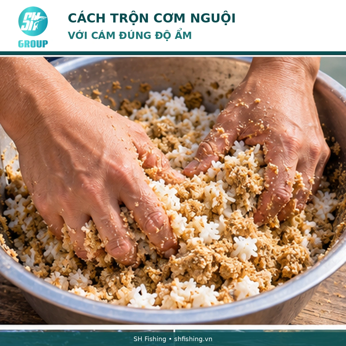 Cách Trộn Cơm Nguội Với Cám Câu Cá Cách trộn cơm nguội với cám làm mồi câu cá