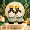 Tinh mùi Melon The One 60ml: nhận diện và cách phối mồi 3 Phối cảnh 3D hai chai đứng–nghiêng tinh mùi Melon The One 60ml, nhãn MELON FLAVOUR màu kem xanh lá
